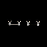 Bunny pearl piercing