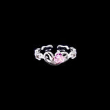 Dahlia Ring Silver