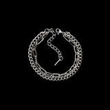 Double layer bracelet