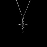 Holy Rose Necklace Silver