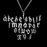 Letter Chain Silver