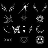 Semi-permanent tattoos