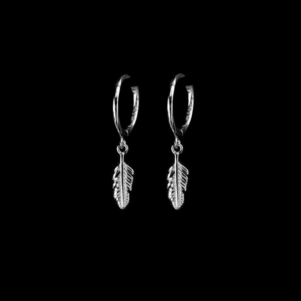 Feather Earring Silver