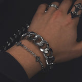 Frozen Cross Bracelet