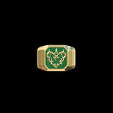 IL Signet Ring Green