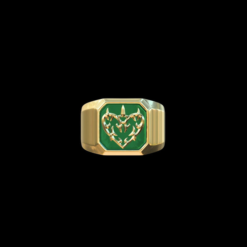 IL Signet Ring Green