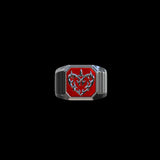 IL Signet Ring Red