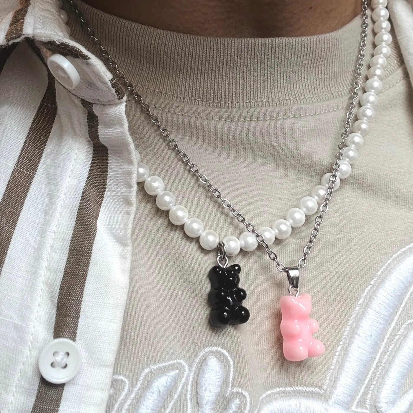 Mono Bear Pearl Chain – fainz® Shop