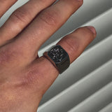 IL Signet Ring Black