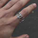 Faith ring silver