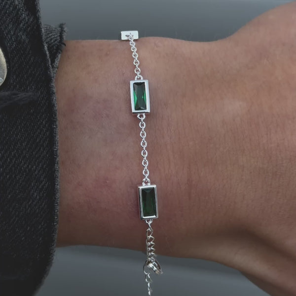 Emerald bracelet