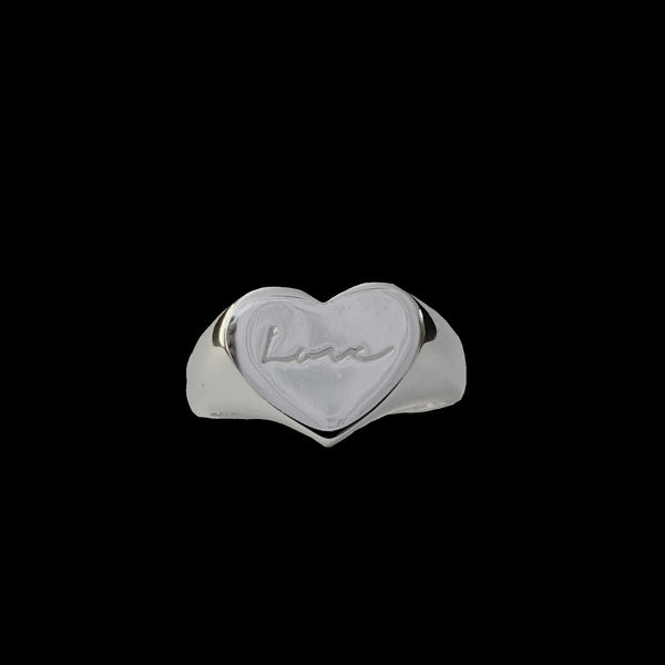Love ring silver