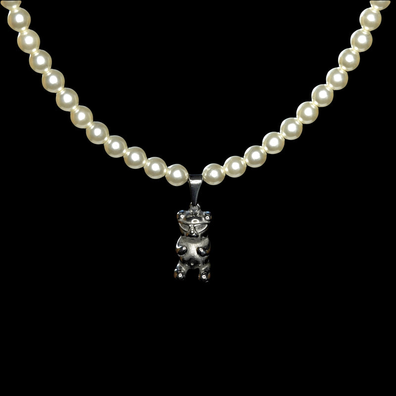 Steel Bear Pearl Chain